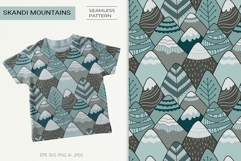 Scandi Mountains Seamless Pattern Product Image 1