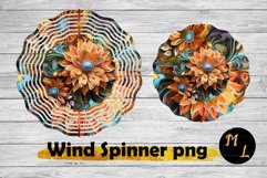 3d Flower Wind Spinner ,Wind Spinner sublimation Product Image 1