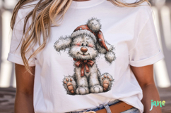 Whimsical Christmas Dogs Clipart Product Image 5