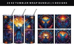 Bird 20oz Tumbler Wrap | Sublimation PNG Design Product Image 1