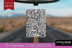 Black and White Air Freshener PNG - Abstract Texture PNG Product Image 1