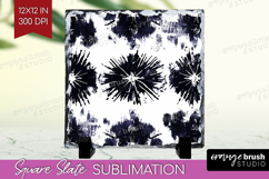 Black and White Slate PNG - Abstract Texture Square Slate Product Image 1