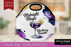 Blackberry Bramble Cocktail Lunch Bag Summer Drink Lunch Bug Product Image 1