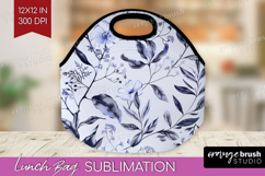 Wildflowers Lunch Bag - Summer Floral Lunch Bug PNG Product Image 1