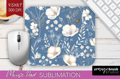 Wildflowers Mouse Pad Sublimation - Summer Floral Mousepad Product Image 1