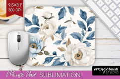 Wildflowers Mouse Pad Sublimation - Summer Floral Mousepad Product Image 1