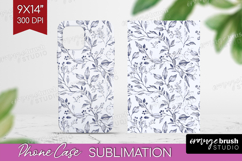 Wildflowers Phone Case PNG - Summer Floral Case PNG Product Image 1
