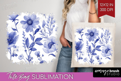 Wildflowers Tote Bag - Summer Floral Tote Bag PNG Product Image 1