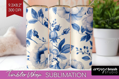 Wildflowers Tumbler Wrap - Summer Floral Tumbler PNG Product Image 1