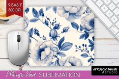 Wildflowers Mouse Pad Sublimation - Summer Floral Mousepad Product Image 1