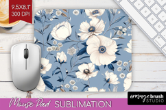 Wildflowers Mouse Pad Sublimation - Summer Floral Mousepad Product Image 1