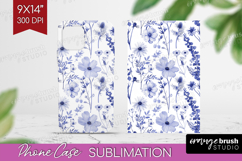 Wildflowers Phone Case PNG - Summer Floral Case PNG Product Image 1