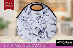 Wildflowers Lunch Bag - Summer Floral Lunch Bug PNG Product Image 1
