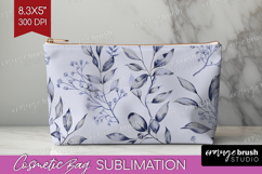 Wildflowers Cosmetic Bag - Summer Floral Makeup Bag PNG Product Image 1