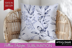 Wildflowers Pillow Sublimation - Summer Floral Pillow Cover Product Image 1