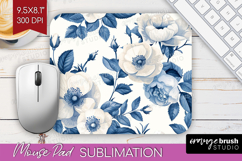 Wildflowers Mouse Pad Sublimation - Summer Floral Mousepad Product Image 1