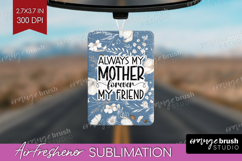 Mothers Day Quote Air Freshener PNG - Blue Flowers PNG Product Image 1