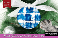 Blue Tie Dye Ornament PNG - Shibori PNG Sublimation Product Image 1