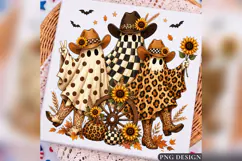 Western Ghost Halloween PNG, Cowboy Ghost Fall Design,Spooky Product Image 1
