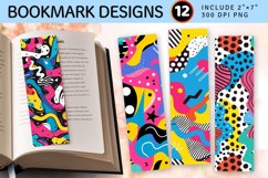 90s Abstract Funky Pop PNG Bookmark Design PNG Bookmark Subl Product Image 1