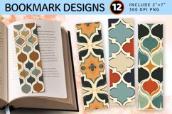 Casablanca Ottoman Curves PNG Bookmark Sublimation Design Product Image 1
