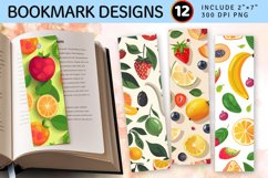 Gardening Fresh Fruits PNG Bookmark Sublimation Design Product Image 1