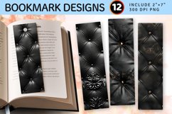 Luxury Black PNG Bookmark Sublimation Design Product Image 1