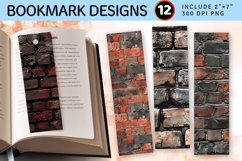 Brick Texture PNG Bookmark Sublimation Design Product Image 1