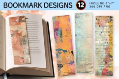 Mixed Media Junk Journal PNG Bookmark Sublimation Designs Product Image 1