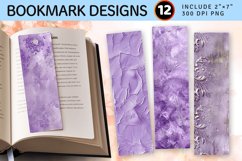 Luxury Lilac PNG Bookmark Sublimation Design Product Image 1