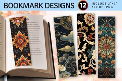 Eastern Enchantment PNG Bookmark Sublimation Design Product Image 1