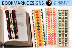Knitted Sweater PNG Bookmark Sublimation Designs Product Image 1