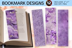 Luxury Lilac PNG Bookmark Sublimation Design Product Image 1