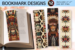 Ethnic Native American PNG Bookmark Sublimation Designs Product Image 1