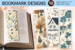 Country Cottagecore PNG Bookmark Sublimation Designs Product Image 1