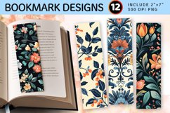 Ornamental Garden PNG Bookmark Sublimation Design Product Image 1