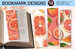 Grapefruit PNG Bookmark Sublimation Designs Product Image 1