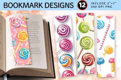 Candy Pop PNG Bookmark Sublimation Design Product Image 1