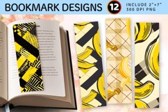 Banana PNG Bookmark Sublimation Design Product Image 1
