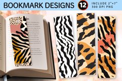 Animal Print PNG Bookmark Sublimation Designs Product Image 1