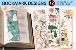 Cottagecore Dreams PNG Bookmark Sublimation Designs Product Image 1