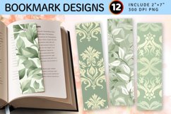 Pastel Green PNG Bookmark Sublimation Design Product Image 1