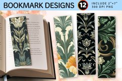 Regal Garden PNG Bookmark Sublimation Design Product Image 1
