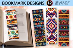 Lively Aztec PNG Bookmark Sublimation Design Product Image 1
