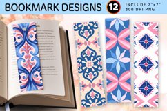Crafted Pink &amp; Blue PNG Bookmark Sublimation Des Product Image 1