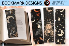 Witch Mystical PNG Bookmark Sublimation Design Product Image 1