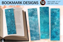 Lagoon Blue PNG Bookmark Sublimation Design Product Image 1
