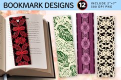 Knitted Lace Fabric PNG Bookmark Sublimation Des Product Image 1