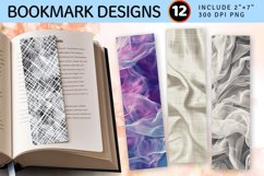 Cotton Gauze Fabric PNG Bookmark Sublimation Designs Product Image 1