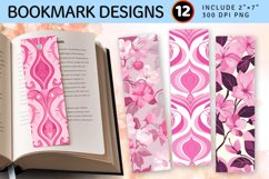 Pretty in Pink PNG Bookmark Sublimation Design Product Image 1